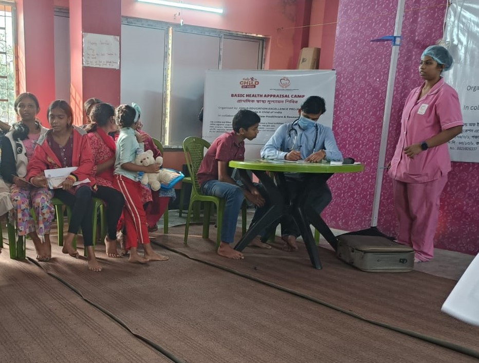 GENERAL HEALTH CHECKUP FOR CHILD EDUCATION EXCELLENCE PROJECT AT KOLKATA