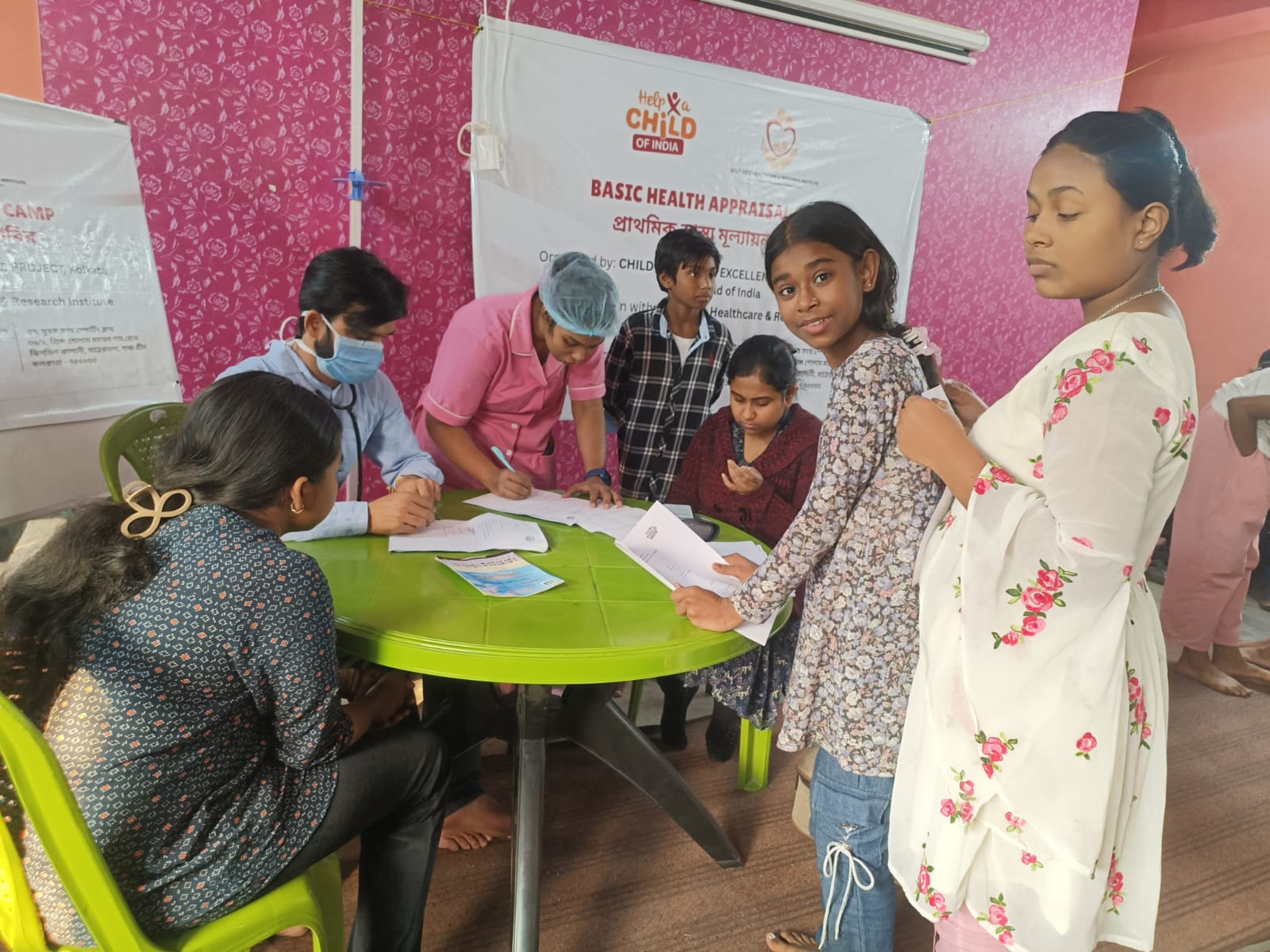 GENERAL HEALTH CHECK UP FOR THE STUDENTS AT KOLKATA CHILD EDUCATION EXCELLENCE PROJECT