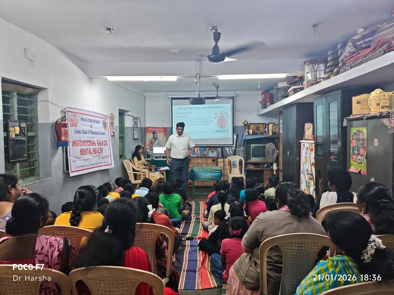 MOTIVATIONAL TALK ON MENTAL HEALTH, PURASAIWAKKAM, CHENNAI