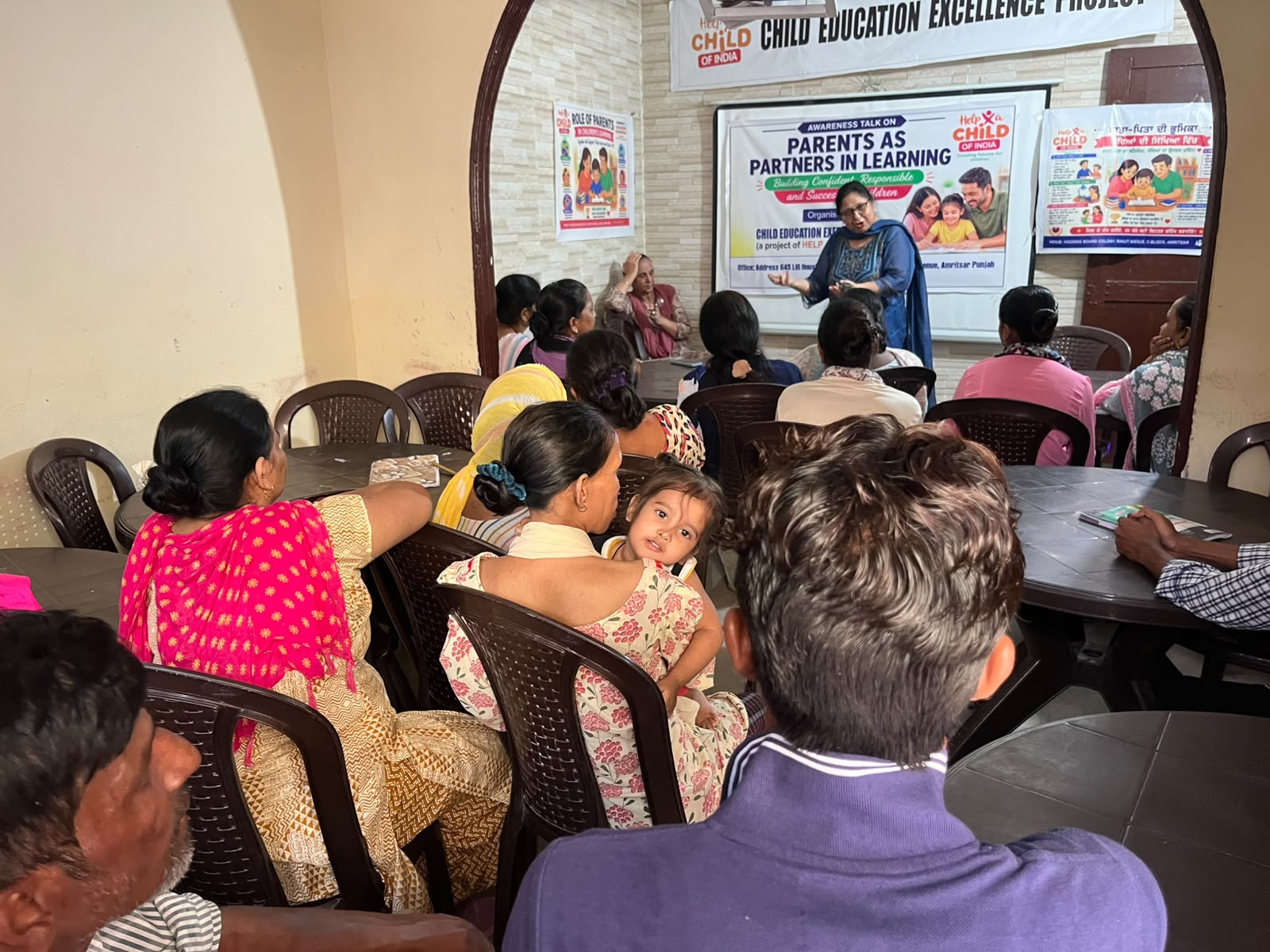 AWARNESS TALK ON ROLE OF PARENTS IN CHILDREN LEARNING-AMRITSAR, PUNJAB