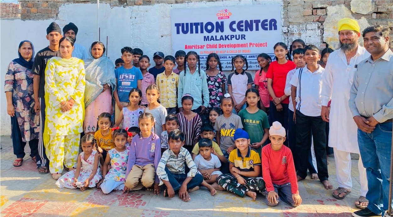 INAUGURATION OF TUITION CENTRE-AMRITSAR, PUNJAB